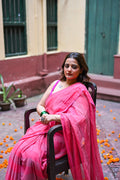 Gulaab- Striped Saree