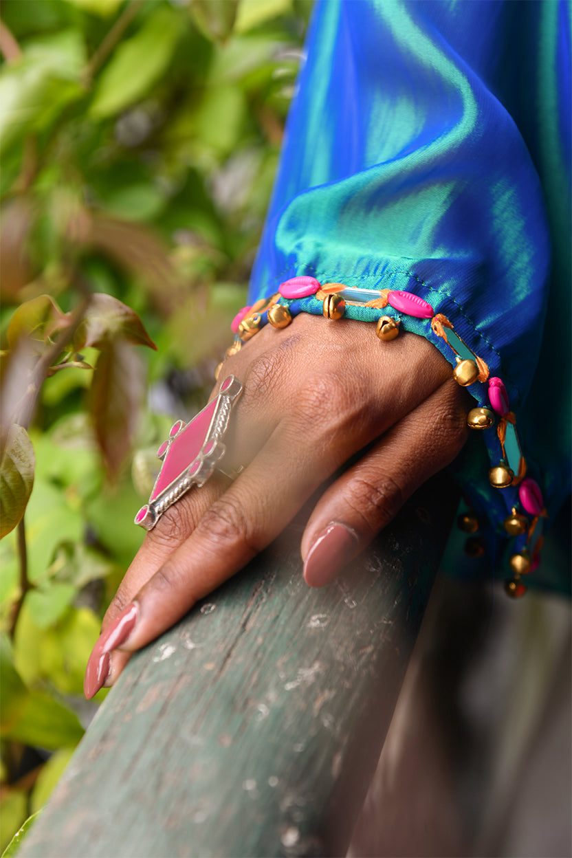 Firoza- The Teal Blue Farsi