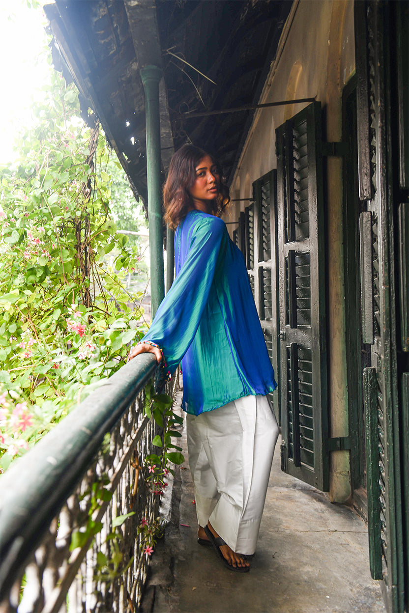 Firoza- The Teal Blue Farsi