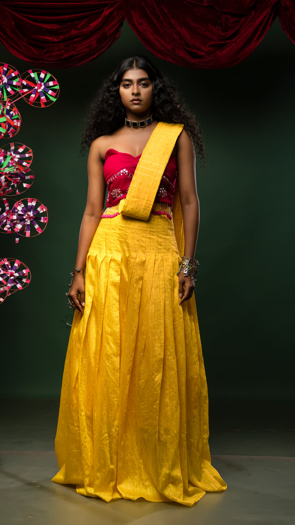 Phuljhari Pre-Draped Saree
