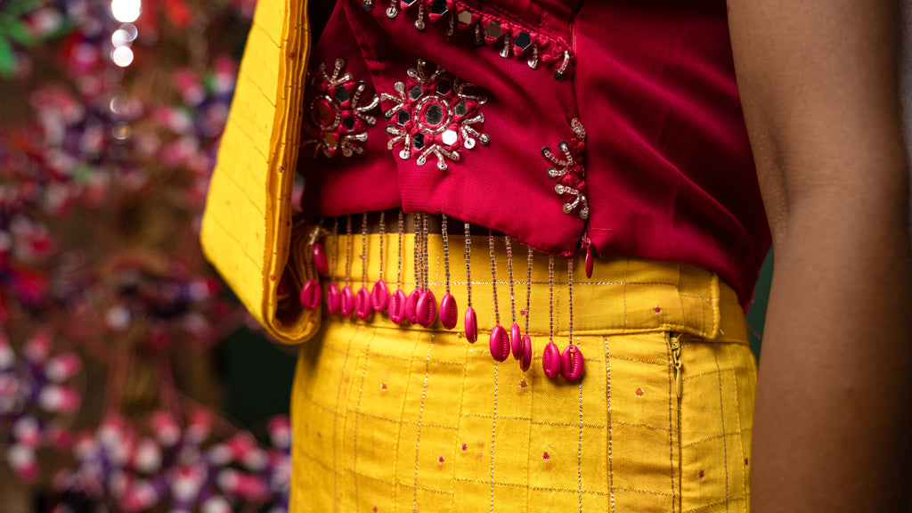 Phuljhari Saree Set (Pre-Draped Saree)