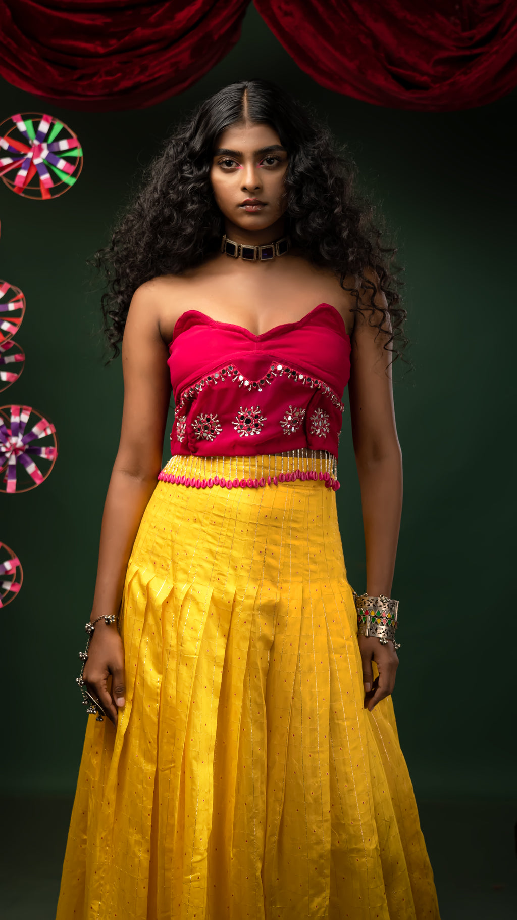Phuljhari Saree Set (Pre-Draped Saree)