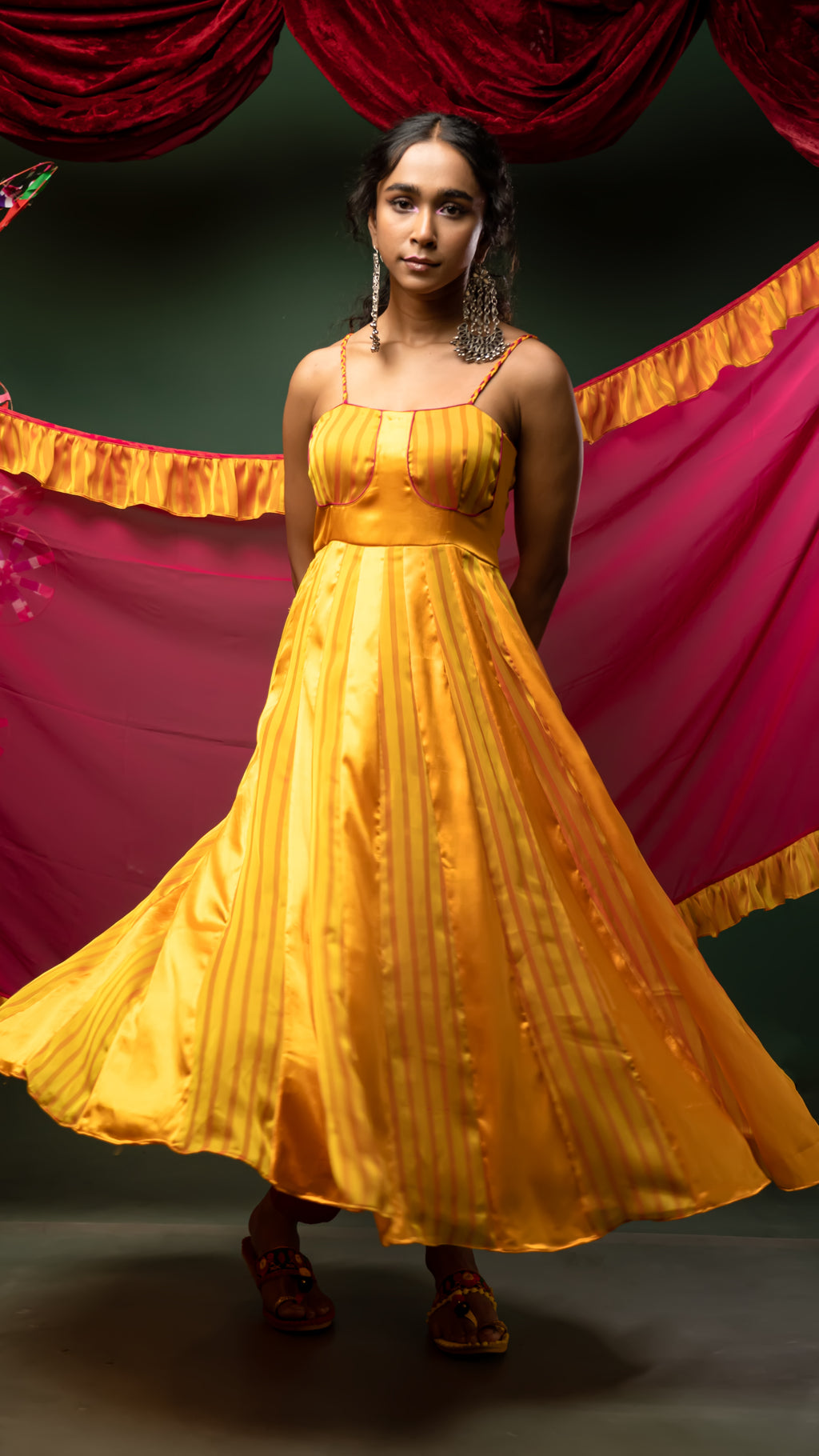 Merry go around Anarkali Set