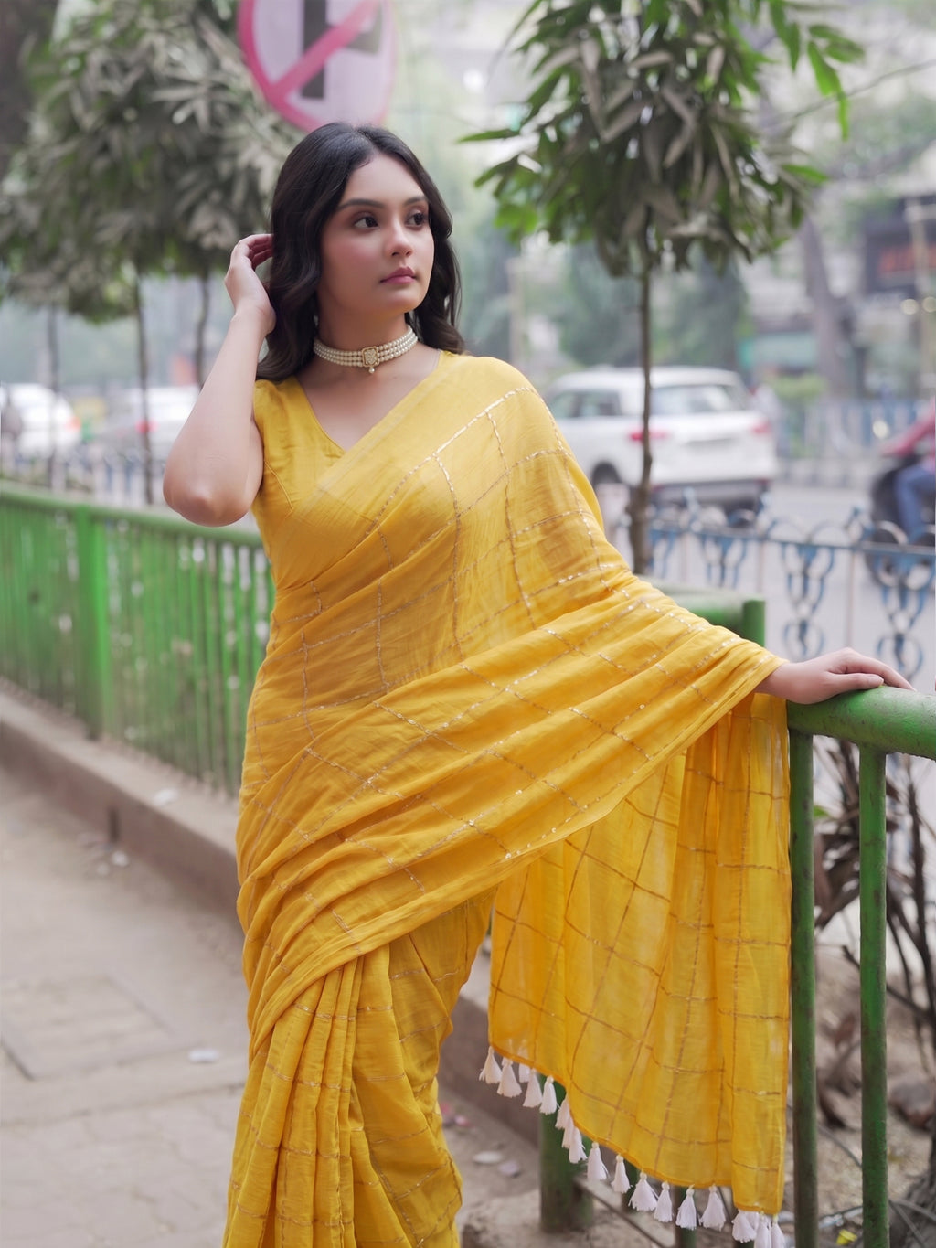 Mango sorbet Saree