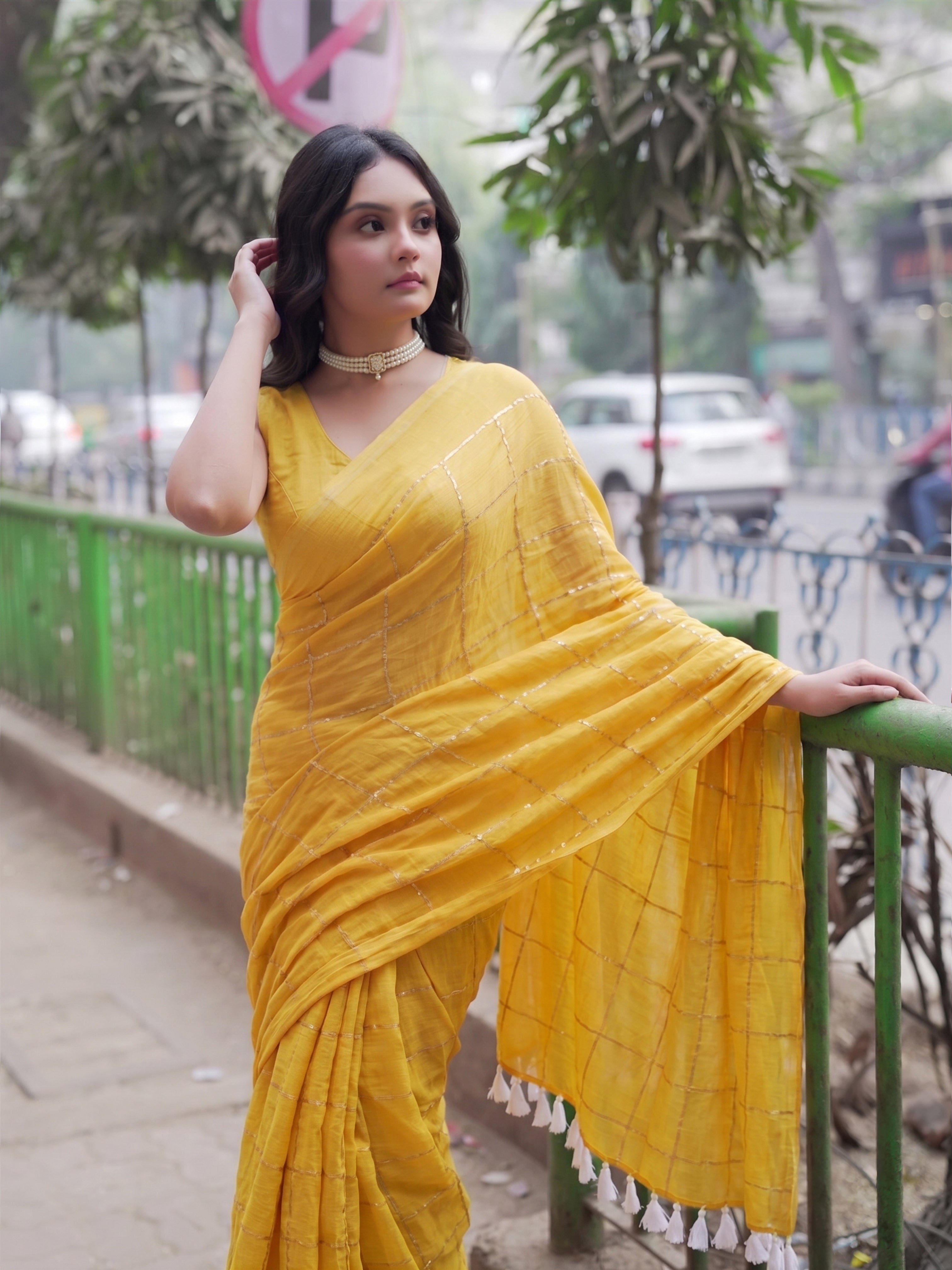 Mango sorbet Saree