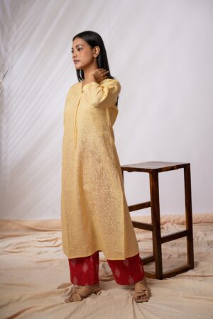 Aza Beige Kurta Set - Image 2