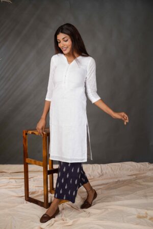 Aza White Kurta Set - Image 5