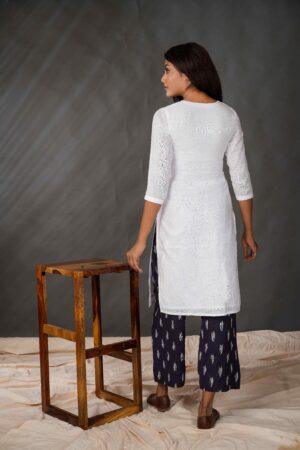 Aza White Kurta Set - Image 4