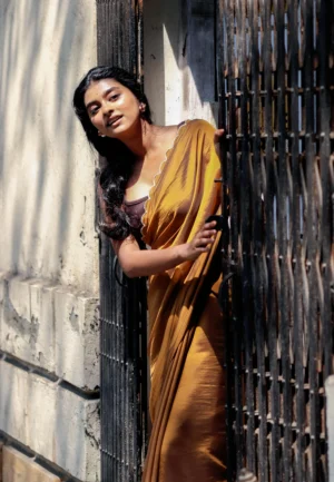 Pure Mul Mul Saree with Artisan Embroidery- suti by aura