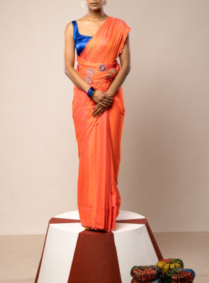 Kanch Ki Churi Saree Set With Blouse